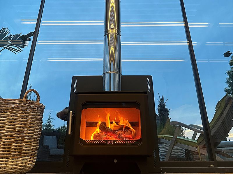 Mirage custom log burner