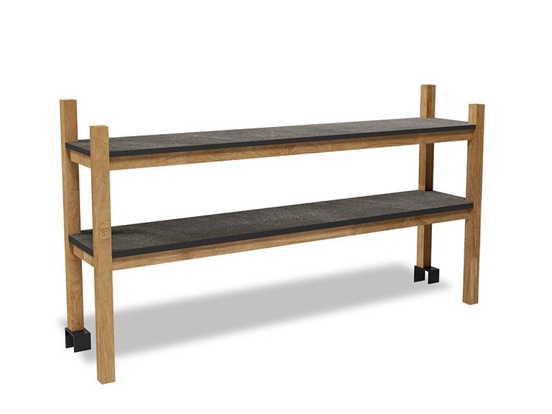 Bali kitchen shelving unit