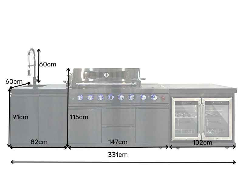 Oasis premium outdoor kitchen