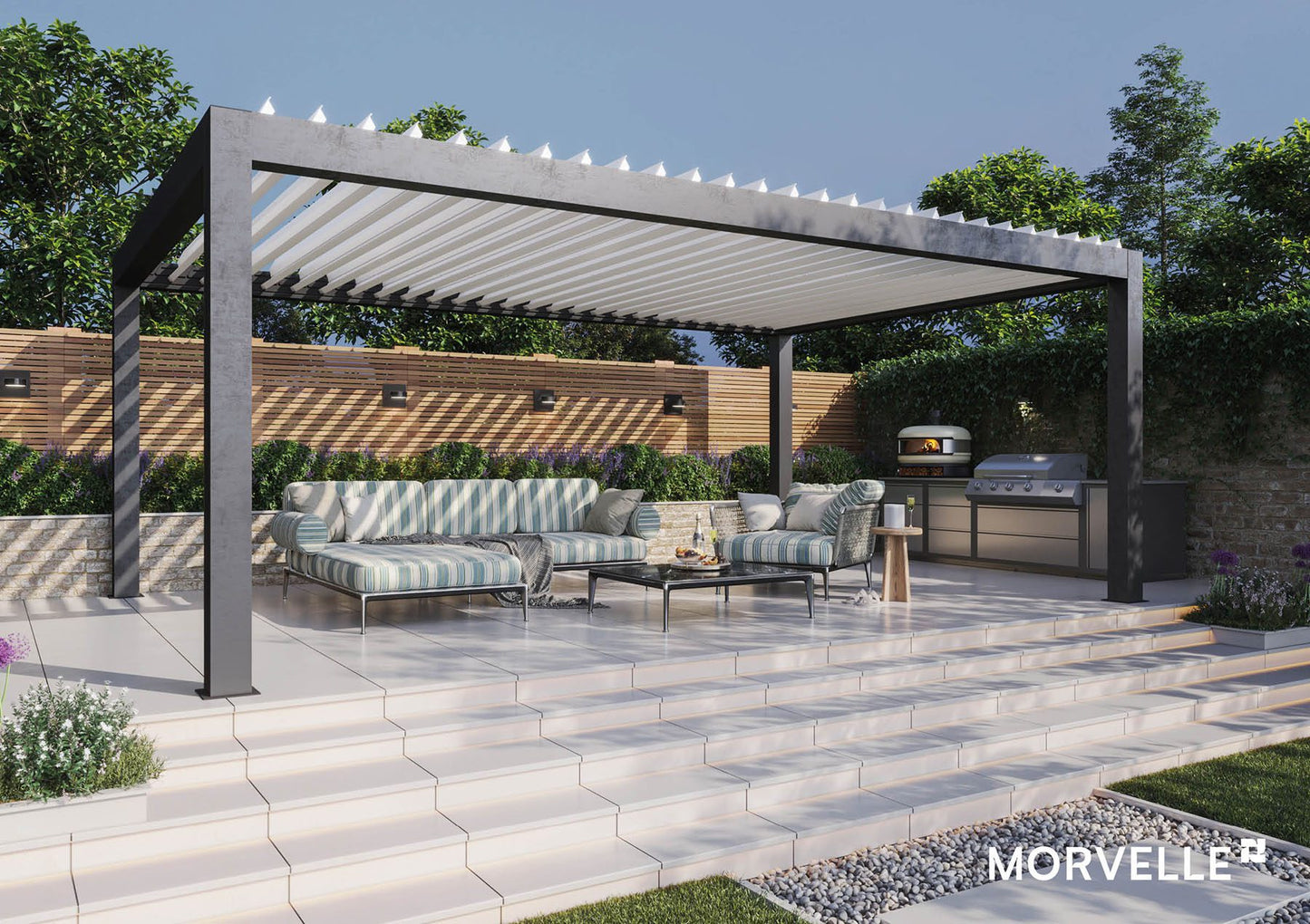 Morvelle made to measure Pergolas.