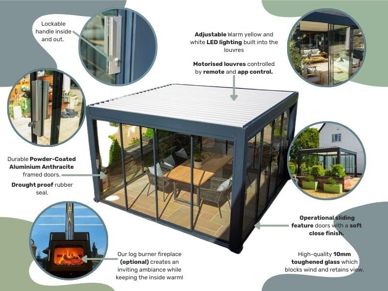 Mirage Bioclimatic pergola 5 x 3