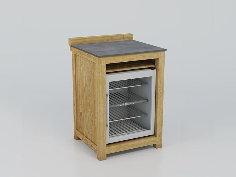 Bali outdoor kitchen fridge unit (excluding fridge )