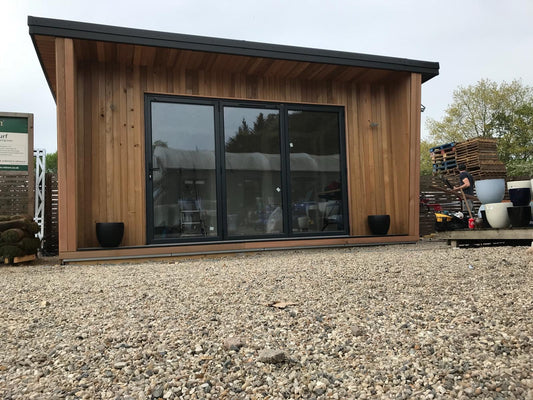 Complete garden room 3.8m wide x 3m deep