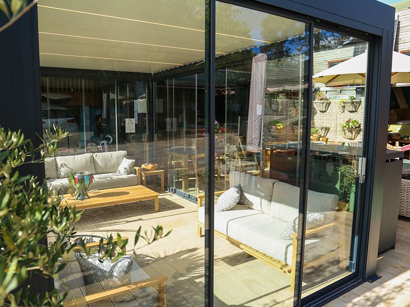 Mirage glass sliding doors