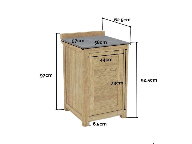 Bali kitchen single door unit