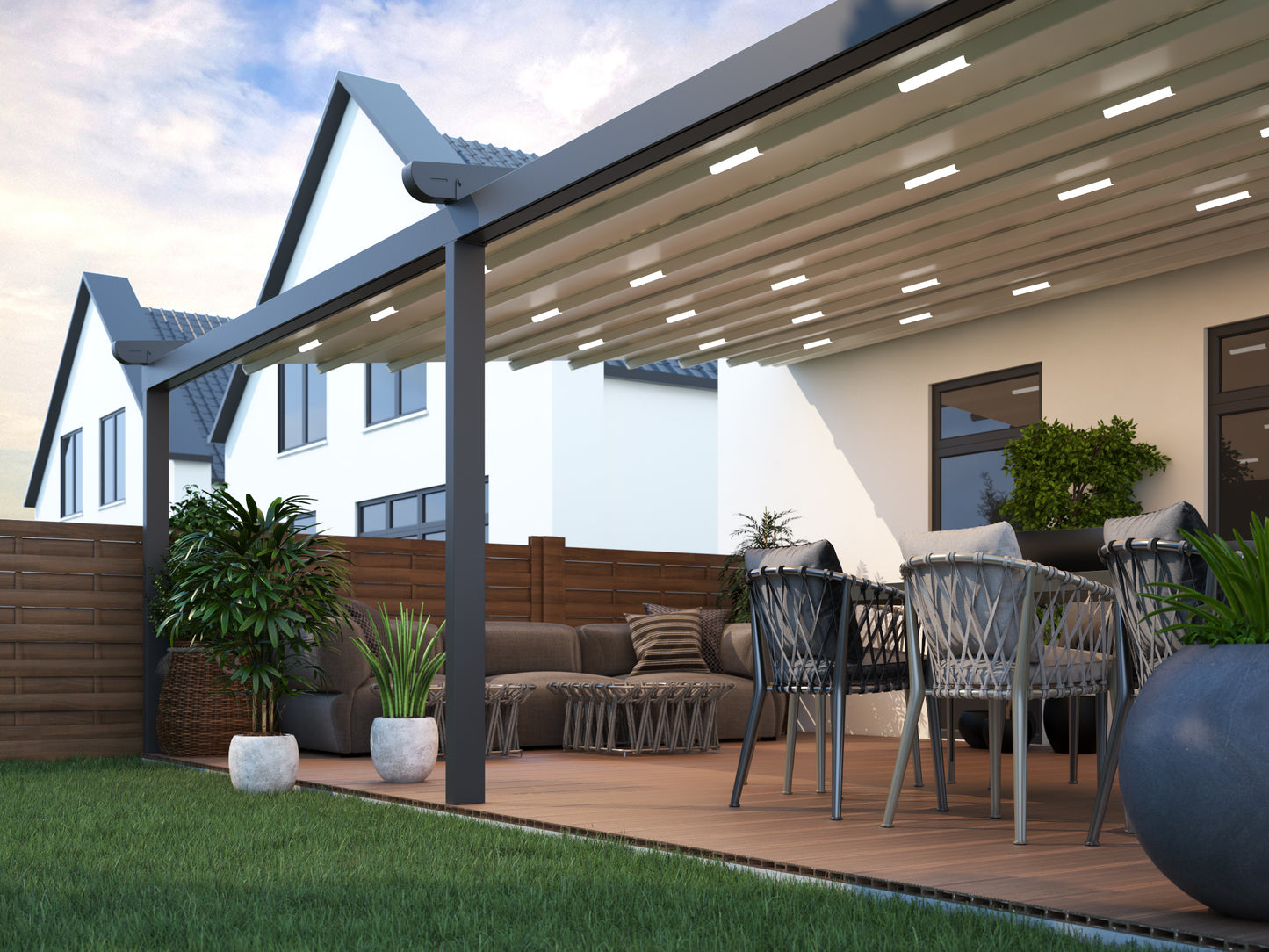 Deponti retractable Awning .