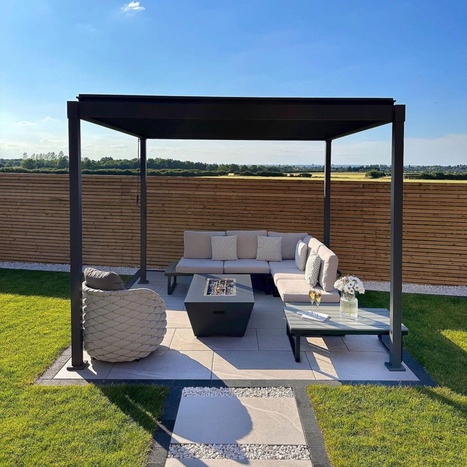 Nova shadow pergola grey