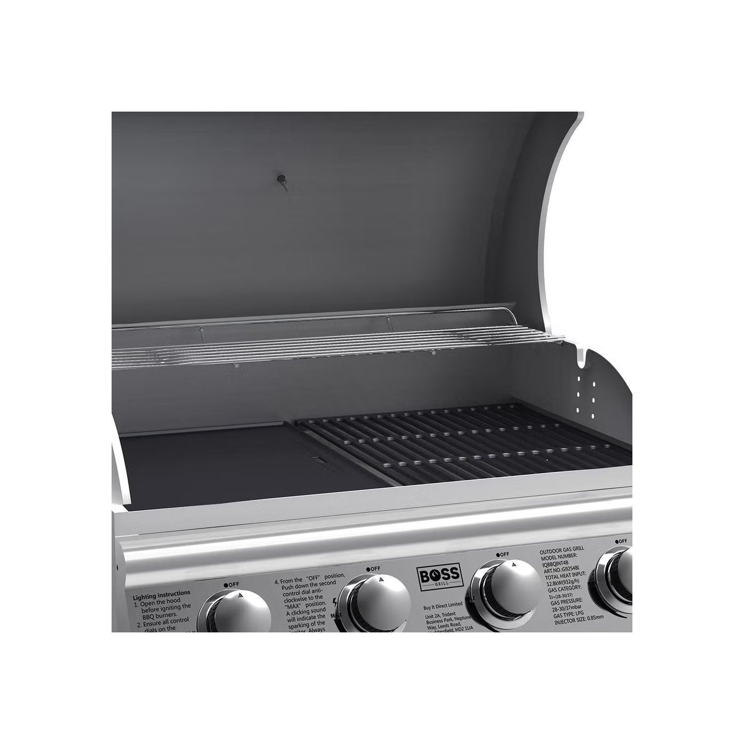 Cabinologist Texas All Star Outdoor Kitchen Modular - 4 Burner Gas BBQ Grill